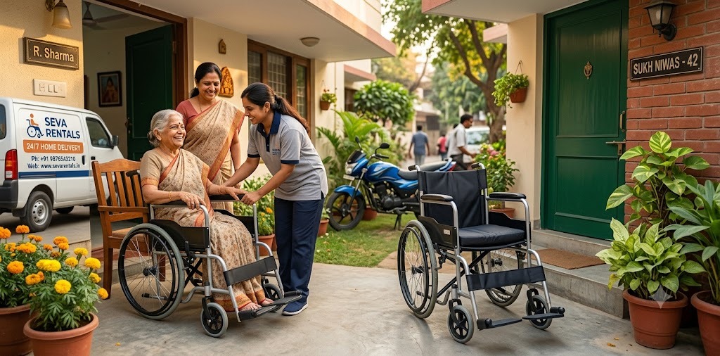 Wheelchair on rent in kolkata