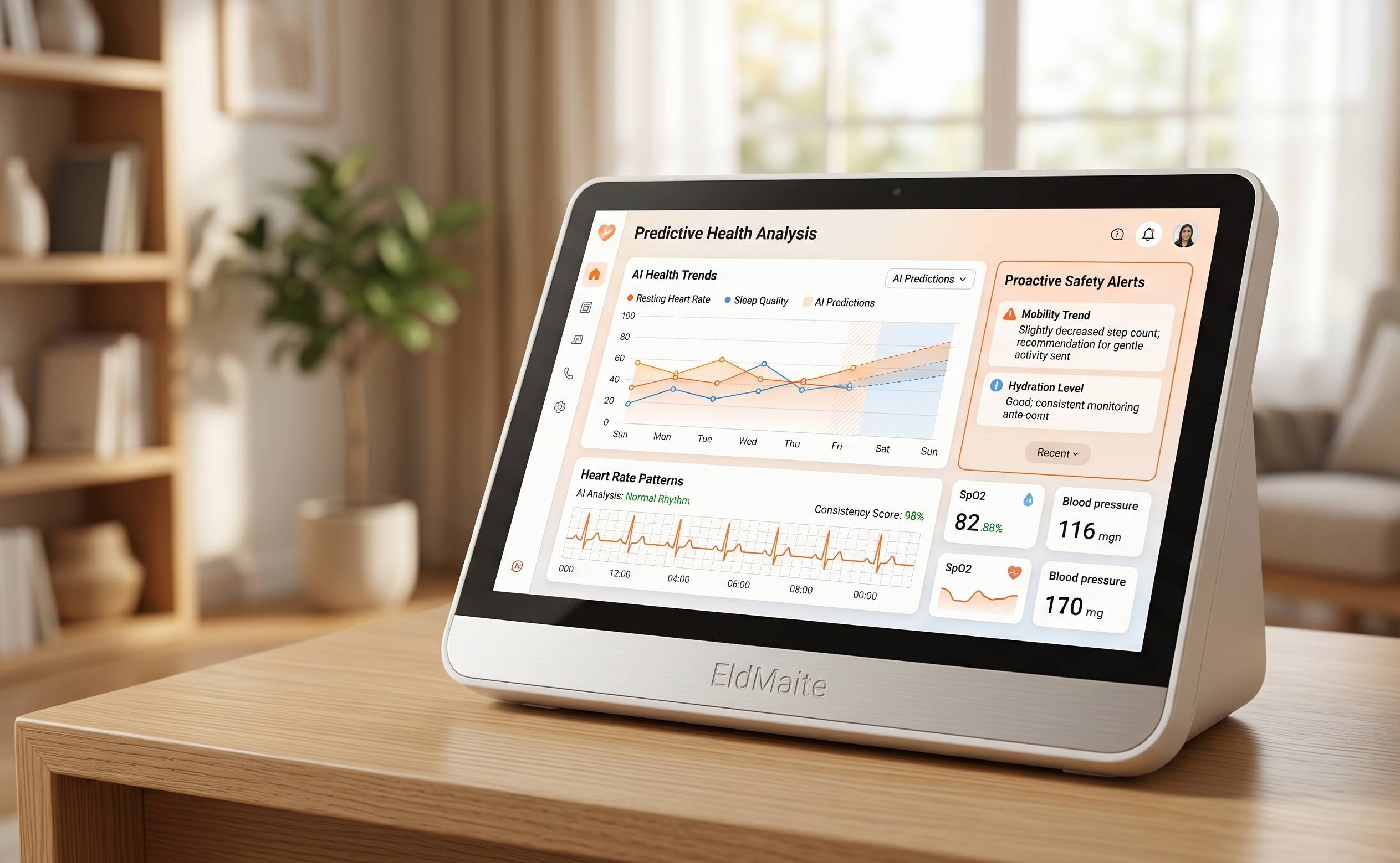 AI Predictive Health Analysis for Elderly by EldMaite