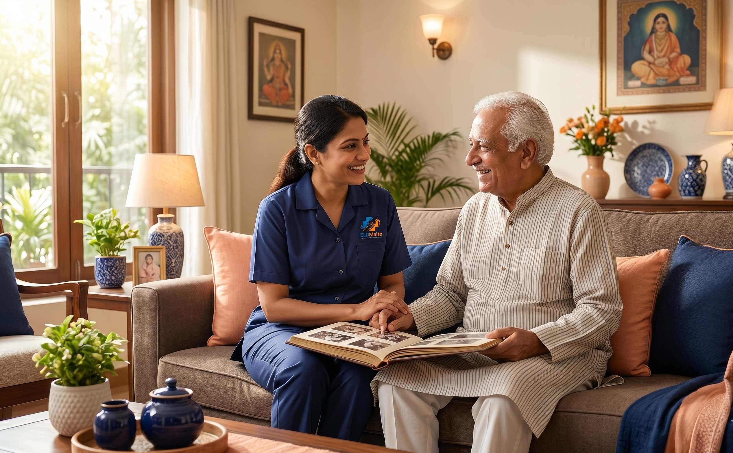 Overcoming Elder Loneliness with EldMaite Support