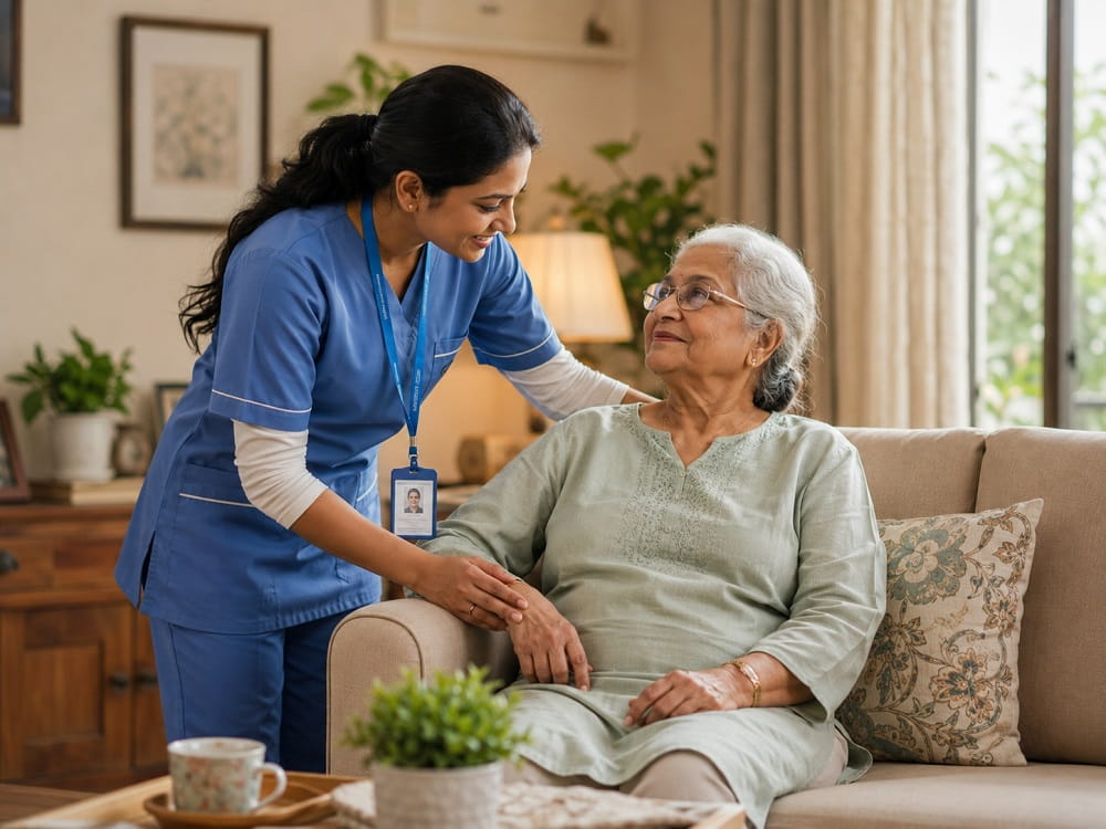 Trained and verified caregiver for home care in Kolkata